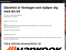 Tablet Screenshot of dackhall.se